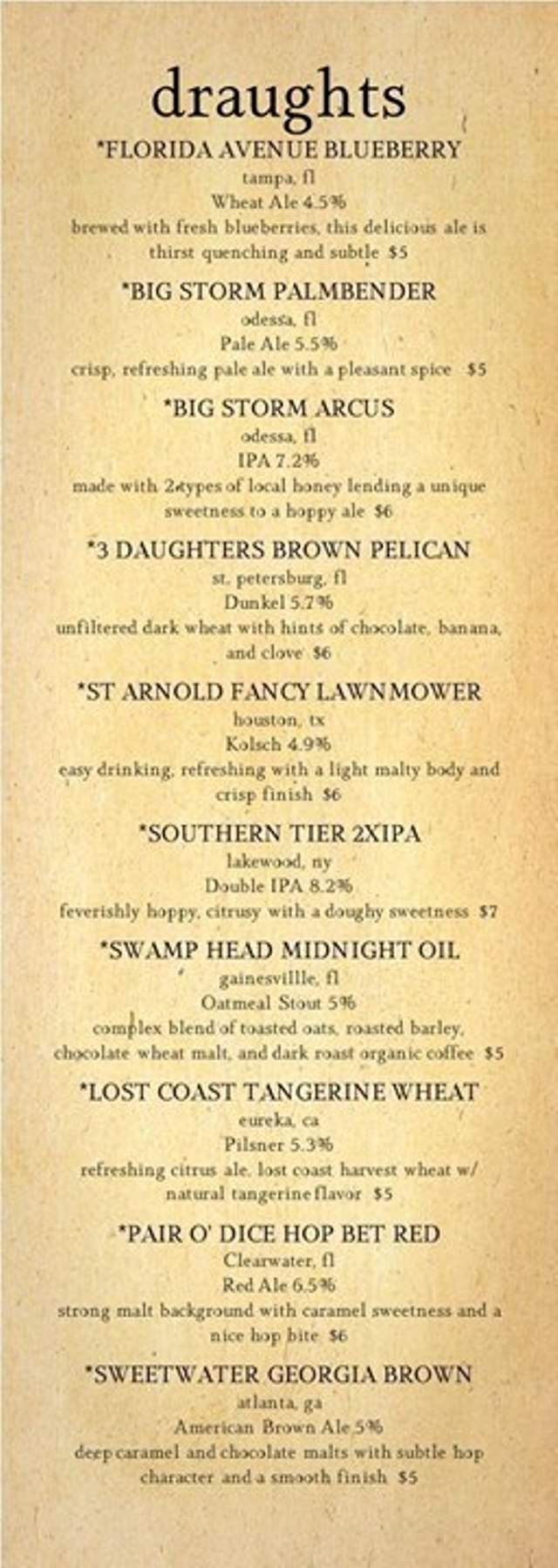 Gill Dawg - Port Richey, FL menu_pic