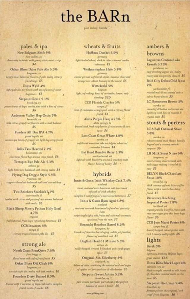 Gill Dawg - Port Richey, FL menu_pic
