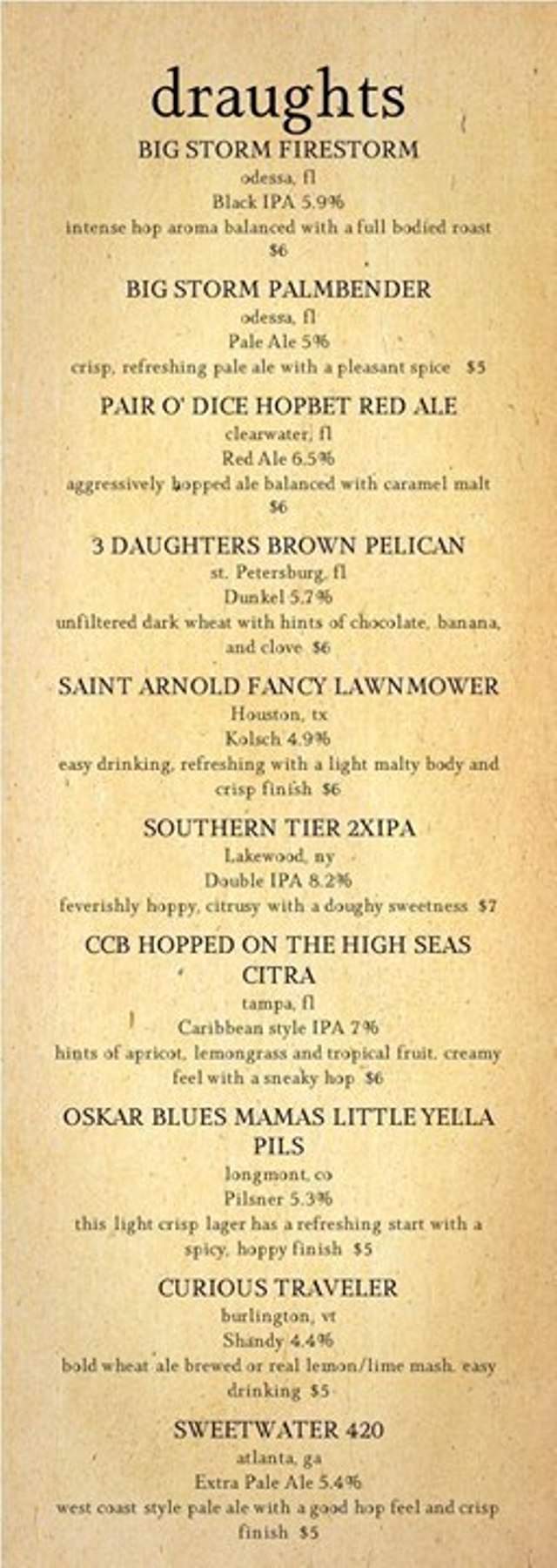 Gill Dawg - Port Richey, FL menu_pic