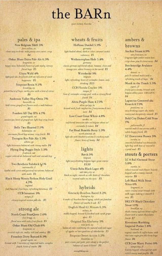 Gill Dawg - Port Richey, FL menu_pic