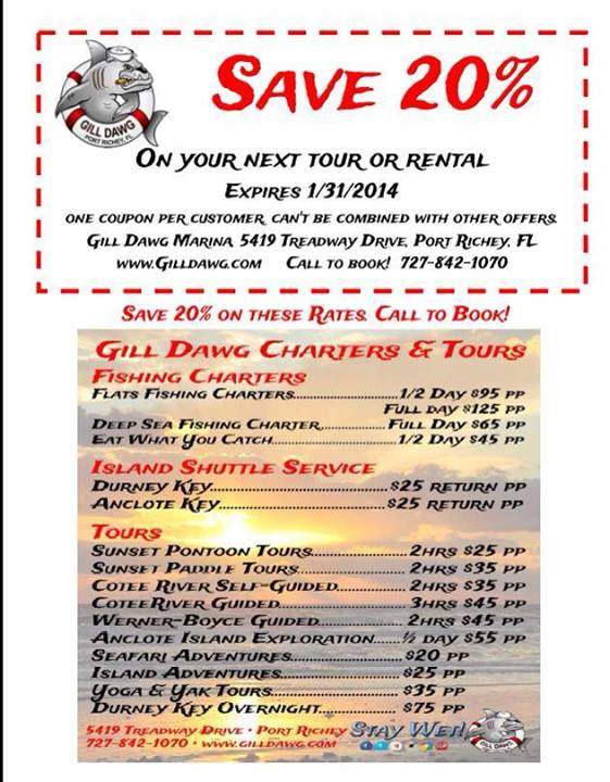 Gill Dawg - Port Richey, FL menu_pic