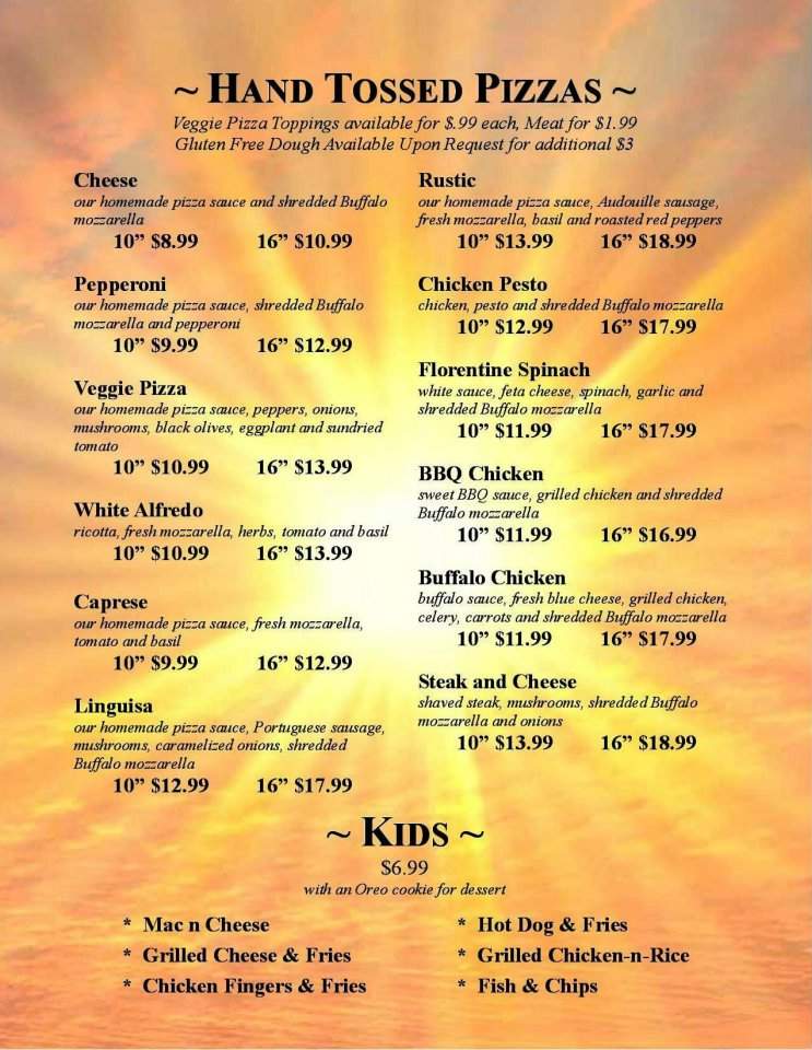 Good Times Restaurant - North Conway, NH menu_pic