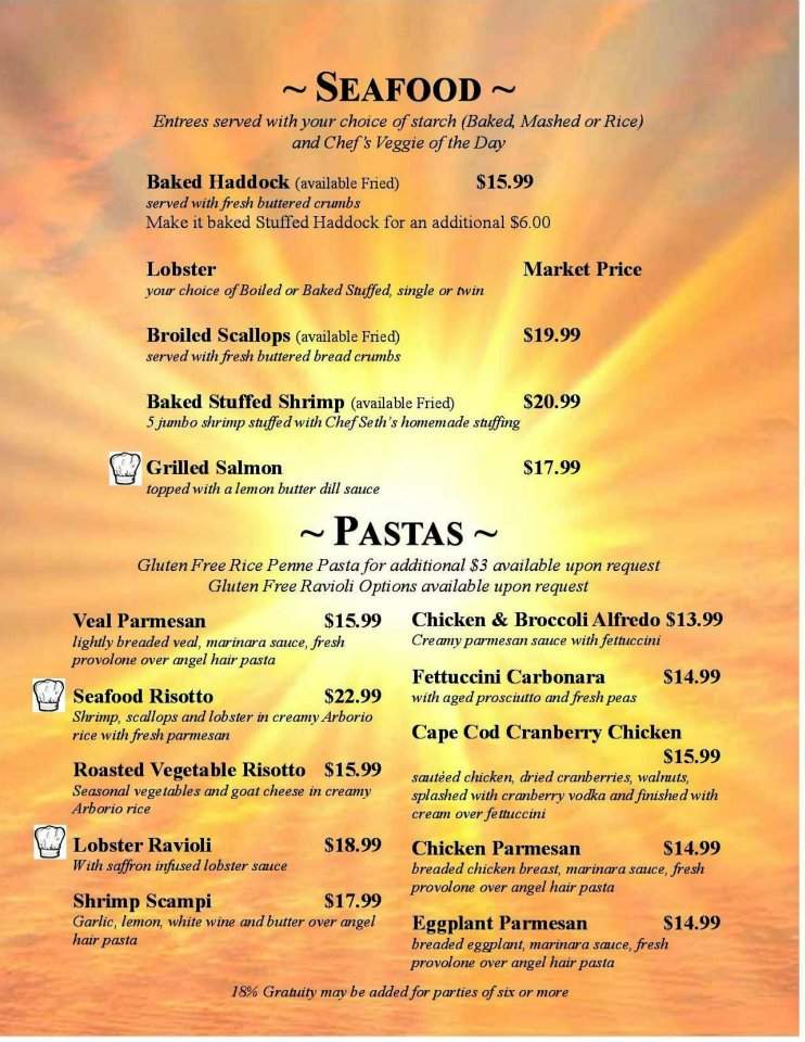 Good Times Restaurant - North Conway, NH menu_pic