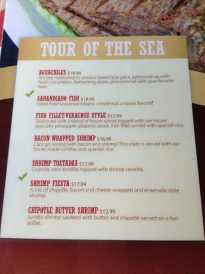 Grand Leyenda Cantina - Honolulu, HI menu_pic