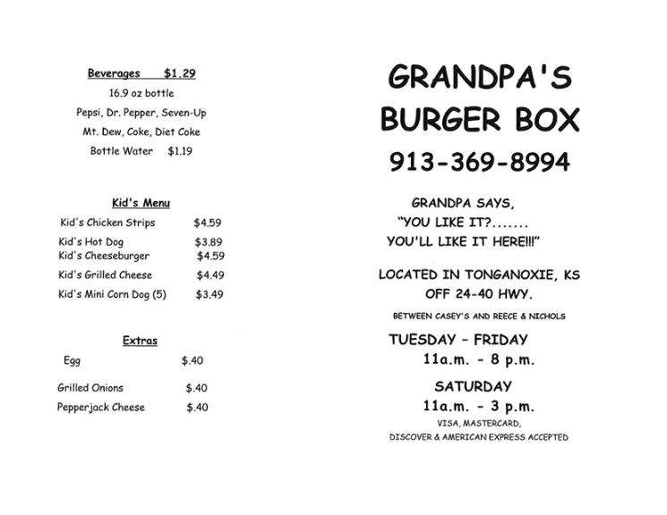 /380211829/GrandpaS-Burger-Box-Tonganoxie-KS - Tonganoxie, KS