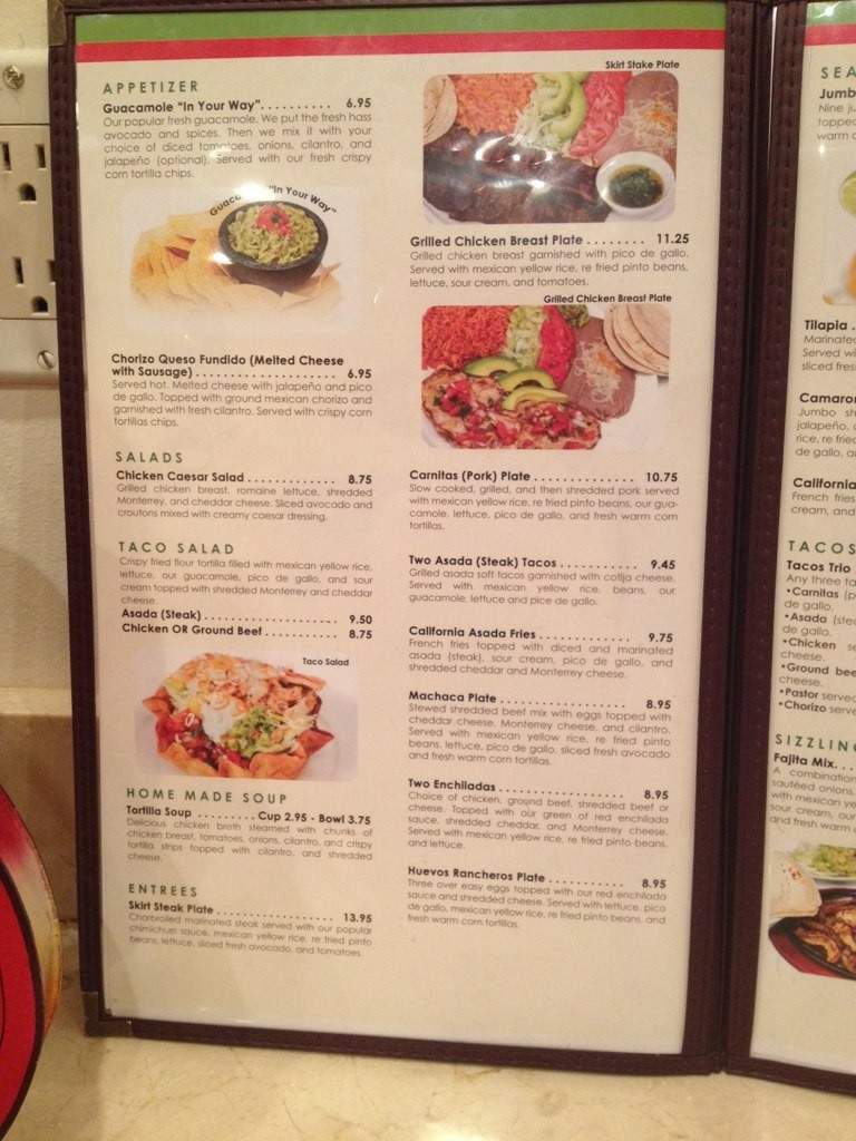 Green Salsa Mexican Grill - Wellington, FL menu_pic