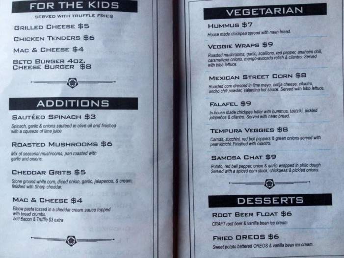 Grindhouse - Hot Springs, AR menu_pic