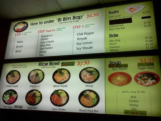 Have a Rice Day - San Francisco, CA menu_pic