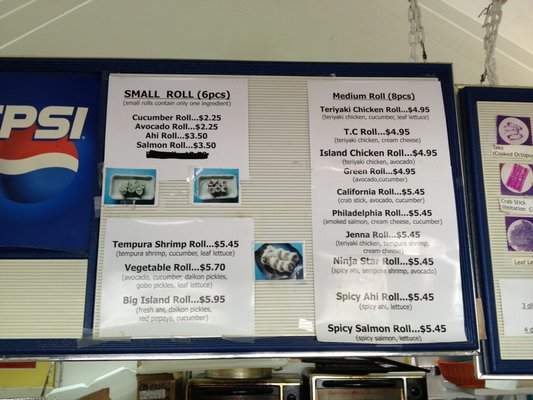 Hayashi's You Make Da Role - Kailua Kona, HI menu_pic