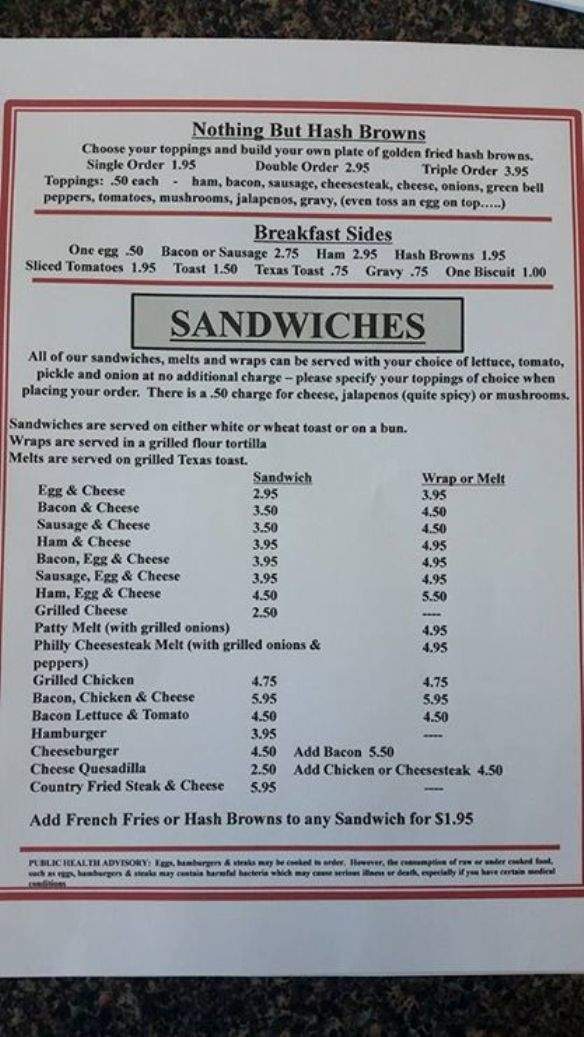 Henley's Place - Greenwood, AR menu_pic
