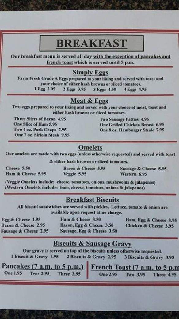 Henley's Place - Greenwood, AR menu_pic