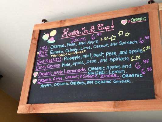 HiBlend Health Bar & Cafe - Honolulu, HI menu_pic