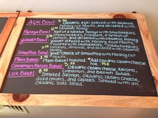 HiBlend Health Bar & Cafe - Honolulu, HI menu_pic