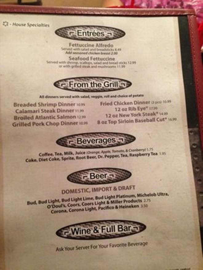 Hooch's 95 Bar & Grill - Fort Mohave, AZ menu_pic