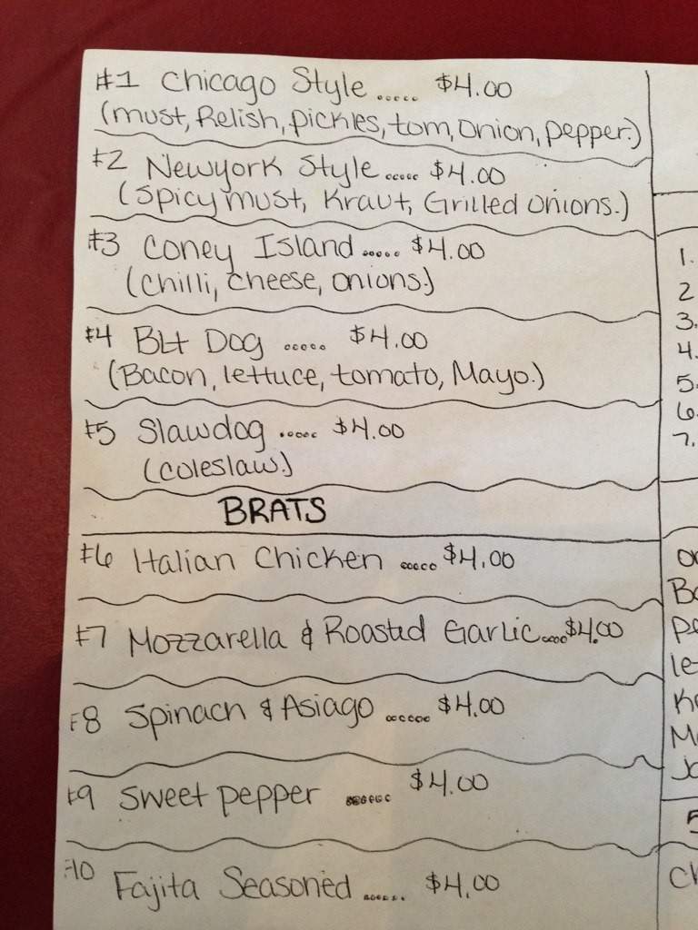 Hotdog Hut - Fort Smith, AR menu_pic