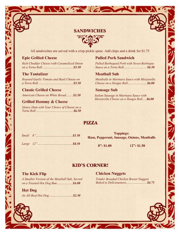 Ice Cream Treats and Eats - Orlando, FL menu_pic