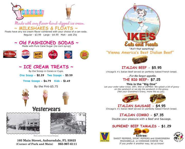 Ike's Eats & Treats - Auburndale, FL menu_pic