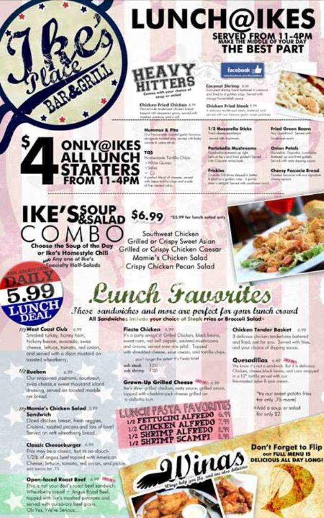 Ike's Place - Abilene, KS menu_pic