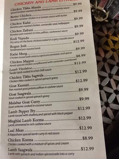 Indian Market - Allen, TX menu_pic