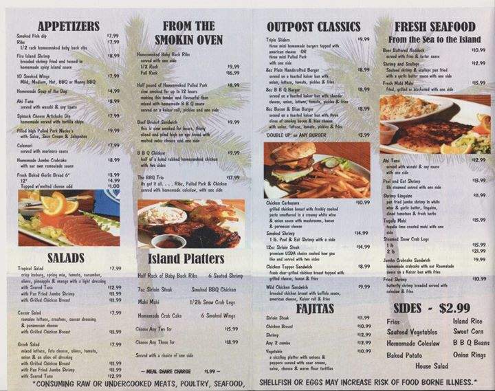 Island Breeze Restaurant & Bar - Largo, FL menu_pic