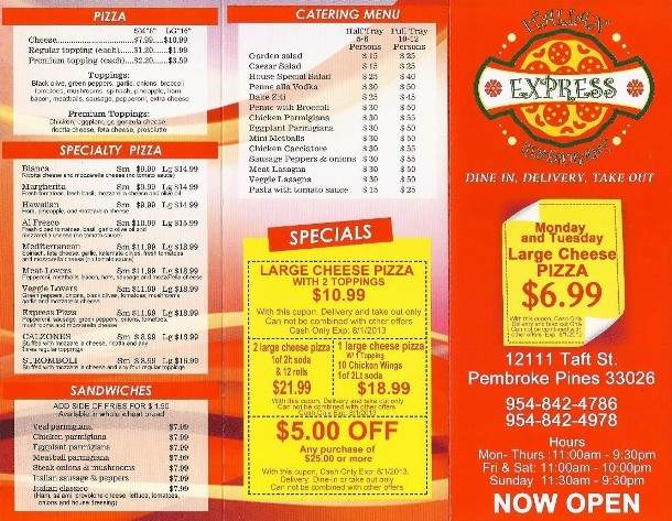 /380214097/Italian-Express-Restaurant-Pembroke-Pines-FL - Pembroke Pines, FL
