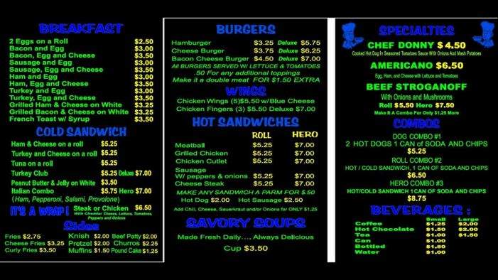 /380214184/J-and-J-Luncheonette-Co-Menu-Yonkers-NY - Yonkers, NY