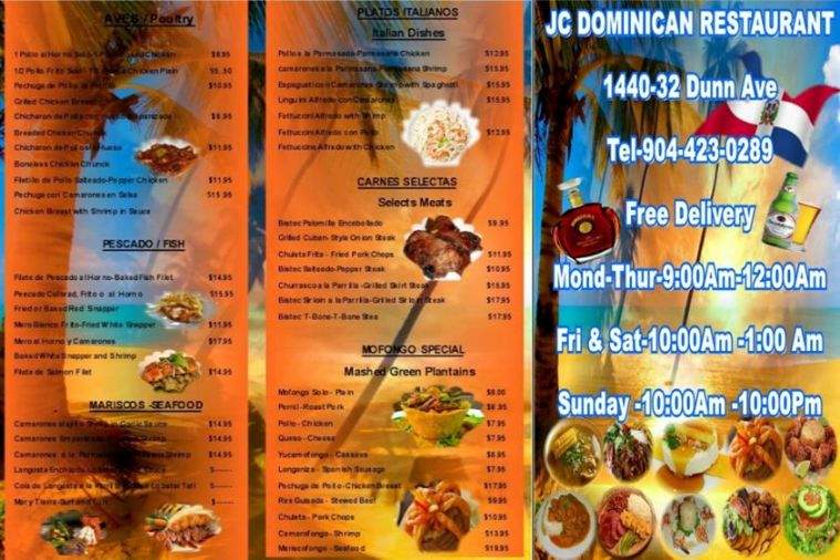 J.C Dominican Republic - Jacksonville, FL menu_pic