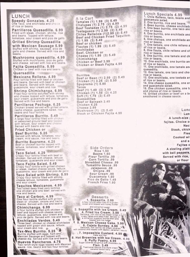 Jalapeno's Mexican Grill - Crystal Springs, MS menu_pic