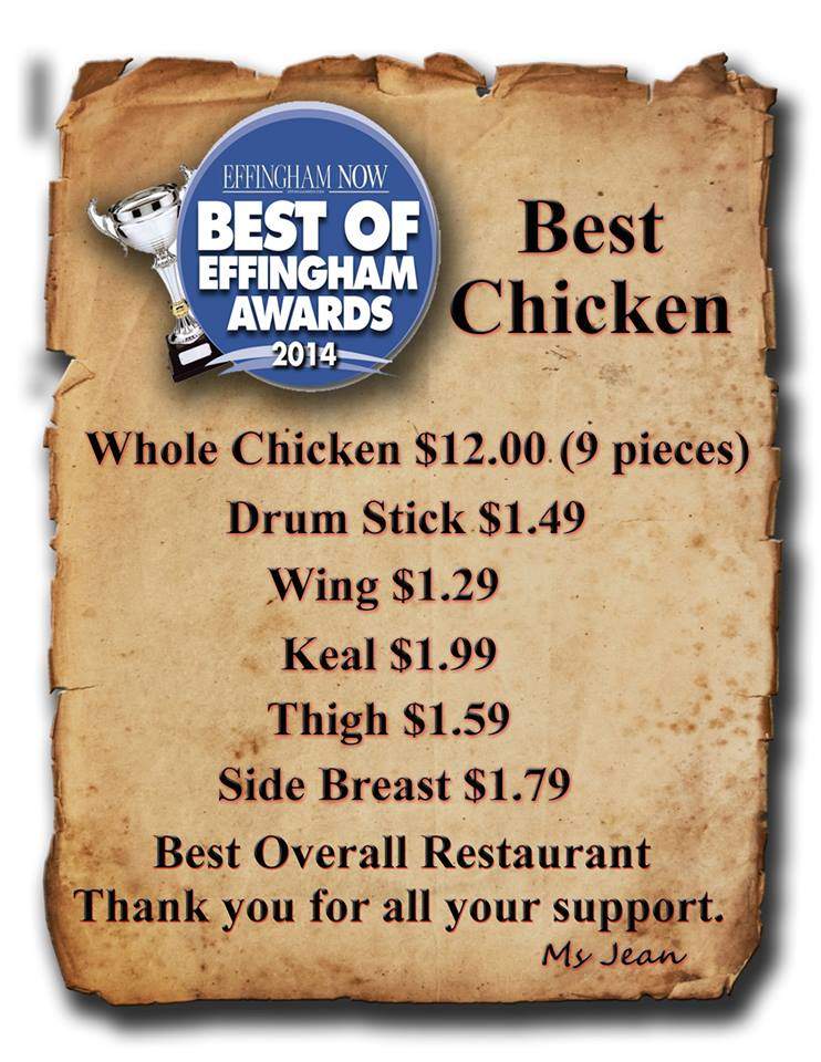 Jeans A Taste of Home - Rincon, GA menu_pic