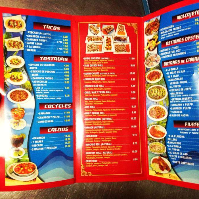 Jibz Sushi Y Mariscos - South Gate, CA menu_pic