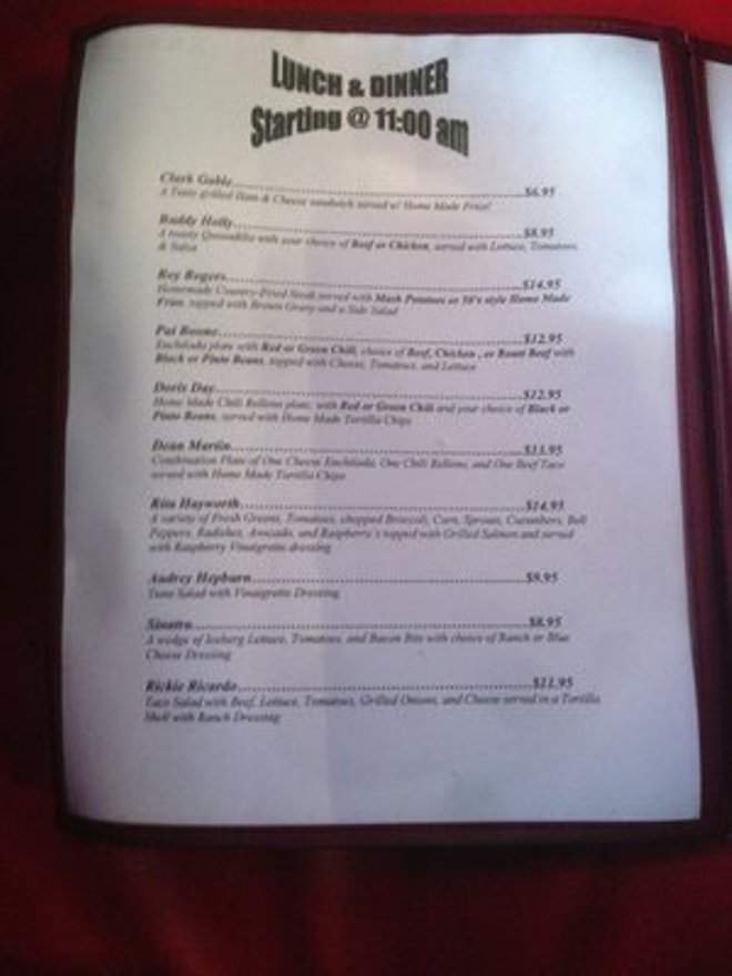 JJ's Chillin & Grillin 50's Restaurant - Pagosa Springs, CO menu_pic