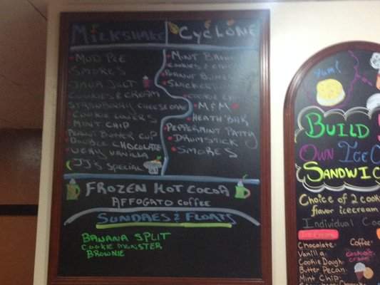 JJ's Place Bakery and Ice Cream - San Diego, CA menu_pic