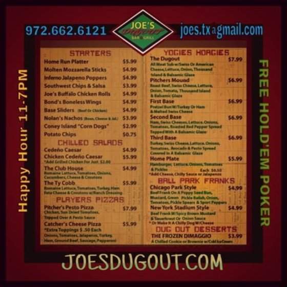 /380214809/Joes-Dugout-Bar-and-Grill-Dallas-TX - Dallas, TX
