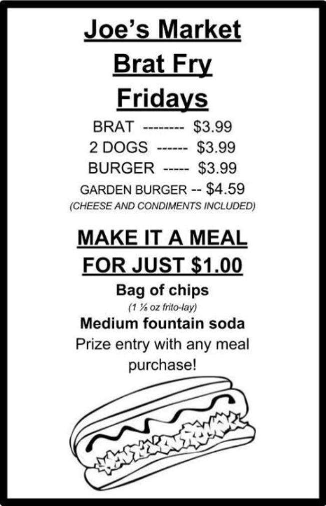 Joe's Market & Deli - Minneapolis, MN menu_pic