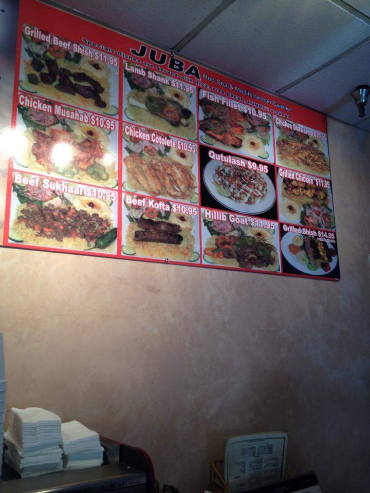 Juba - Tempe, AZ menu_pic