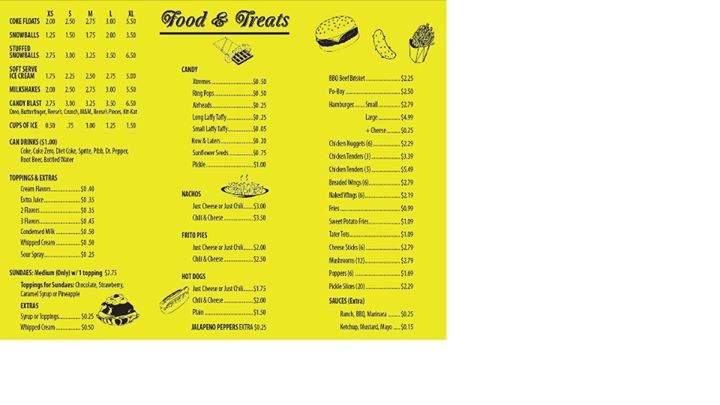 Kare Bears Korner - Port Barre, LA menu_pic