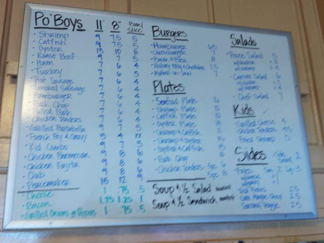 Kid Creole By The Tracks - Metairie, LA menu_pic