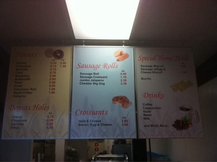 King Donuts - McKinney, TX menu_pic