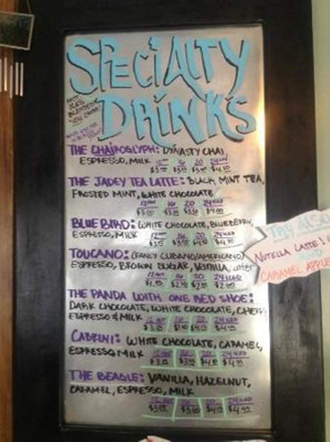 Kokopelli's Koffee House - Salt Lake City, UT menu_pic
