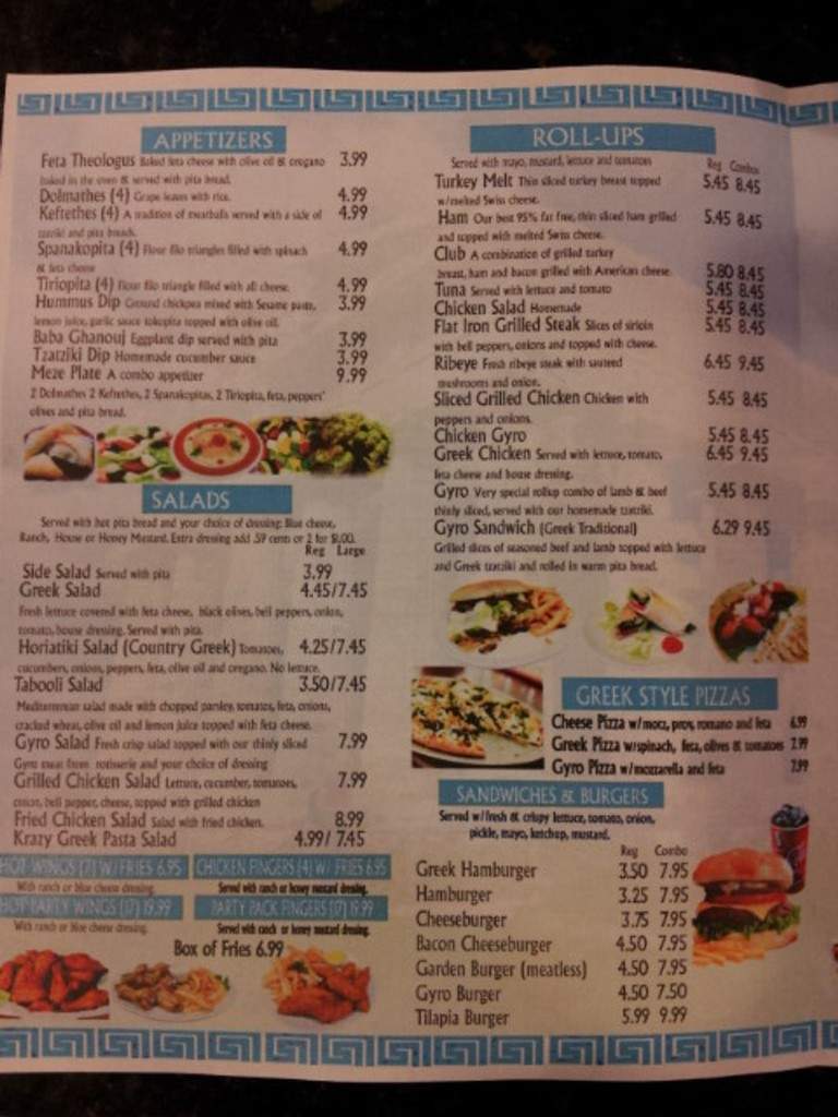 Krazy Greek - Alabaster, AL menu_pic