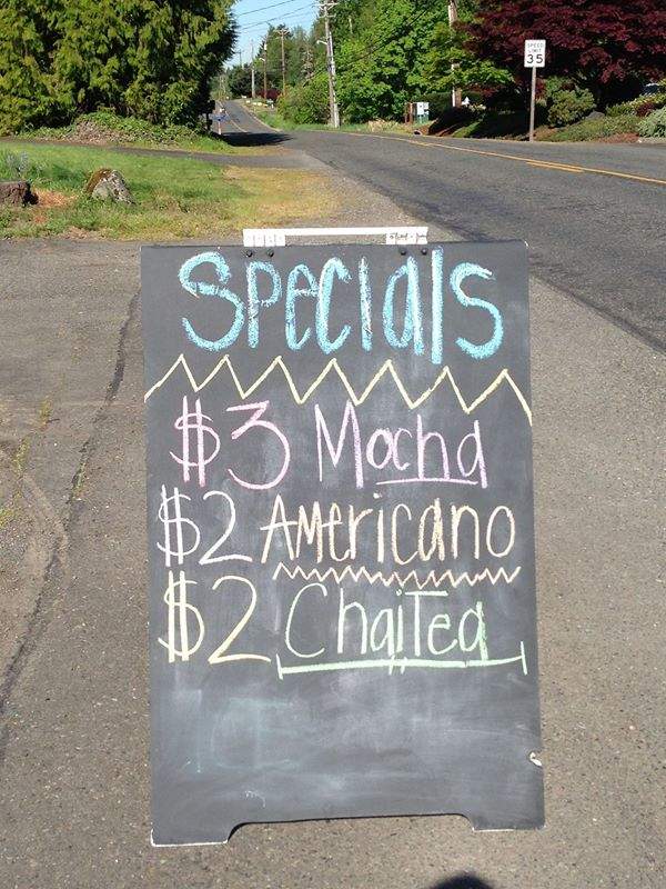 La Bella Bean - Tacoma, WA menu_pic