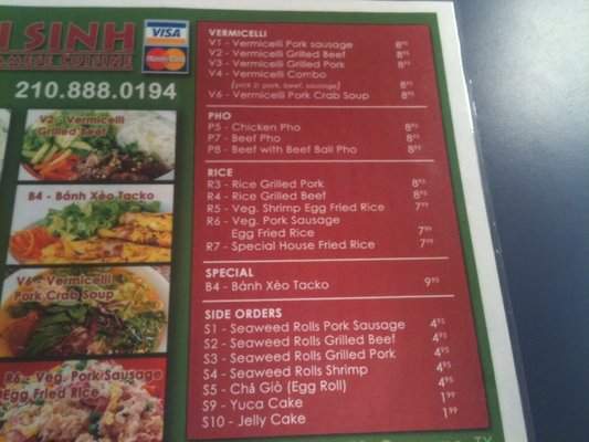 Lai Sinh Restaurant - Converse, TX menu_pic