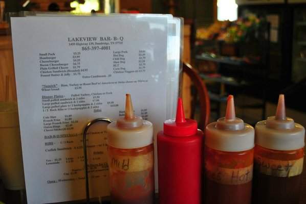 Lakeview Bar-B-Q - Dandridge, TN menu_pic