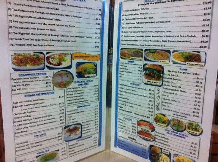 Las Michoacanas - Mammoth, AZ menu_pic