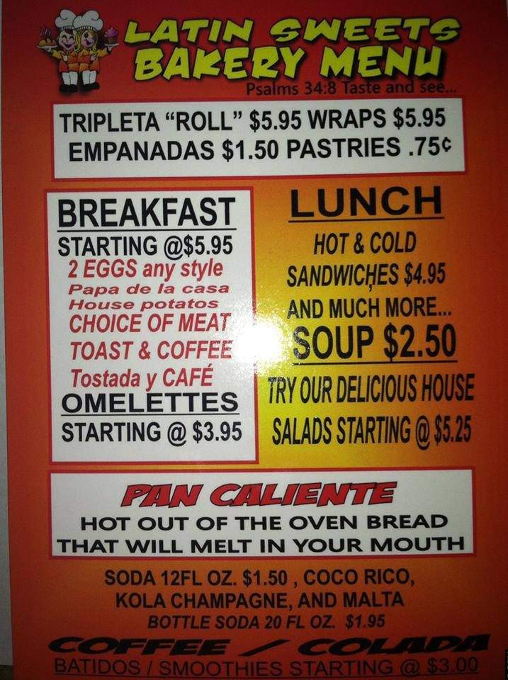 Latin Sweets Bakery - Hollywood, FL menu_pic