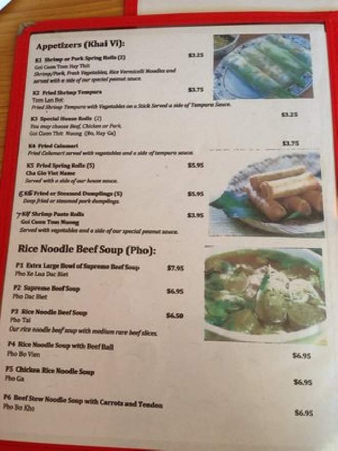 Lavie Garden Restaurant - Weatherford, OK menu_pic