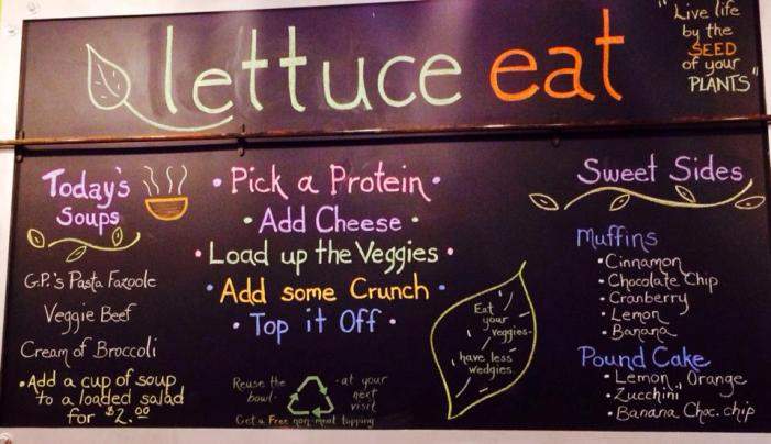 Lettuce Eat - Rome, NY menu_pic
