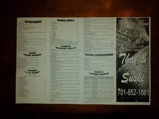 Little Blue Elephant - Minot, ND menu_pic