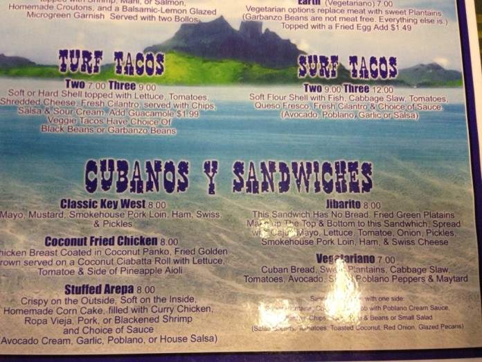 Loco Gringos - Lakeland, FL menu_pic