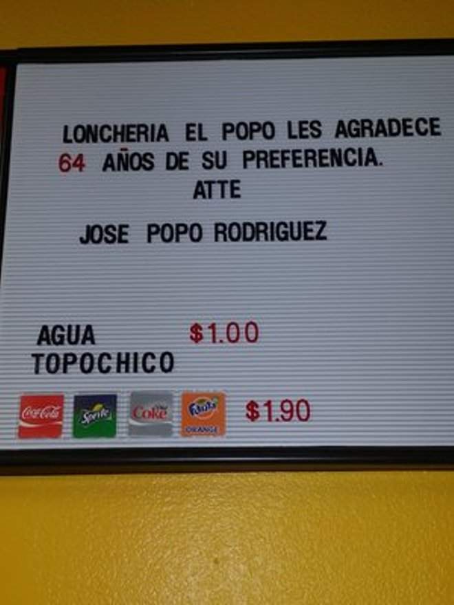 Loncheria El Popo - San Antonio, TX menu_pic